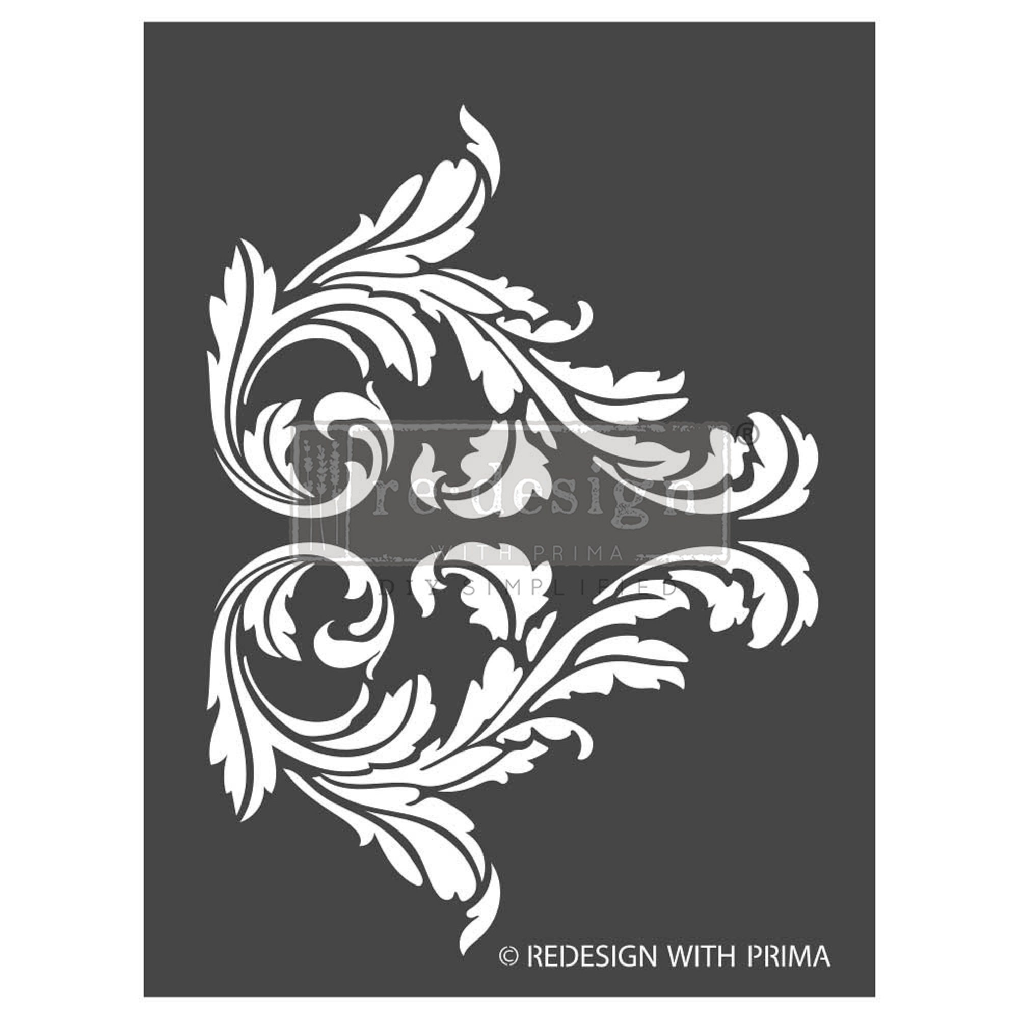 Simple Scroll Stencil