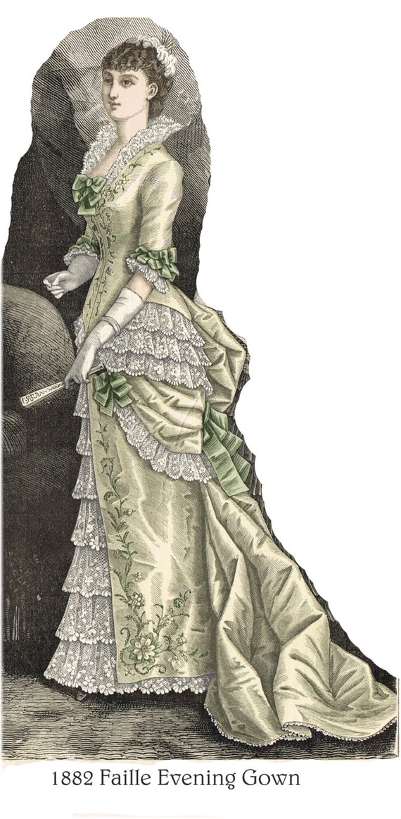 victorian evening wear
