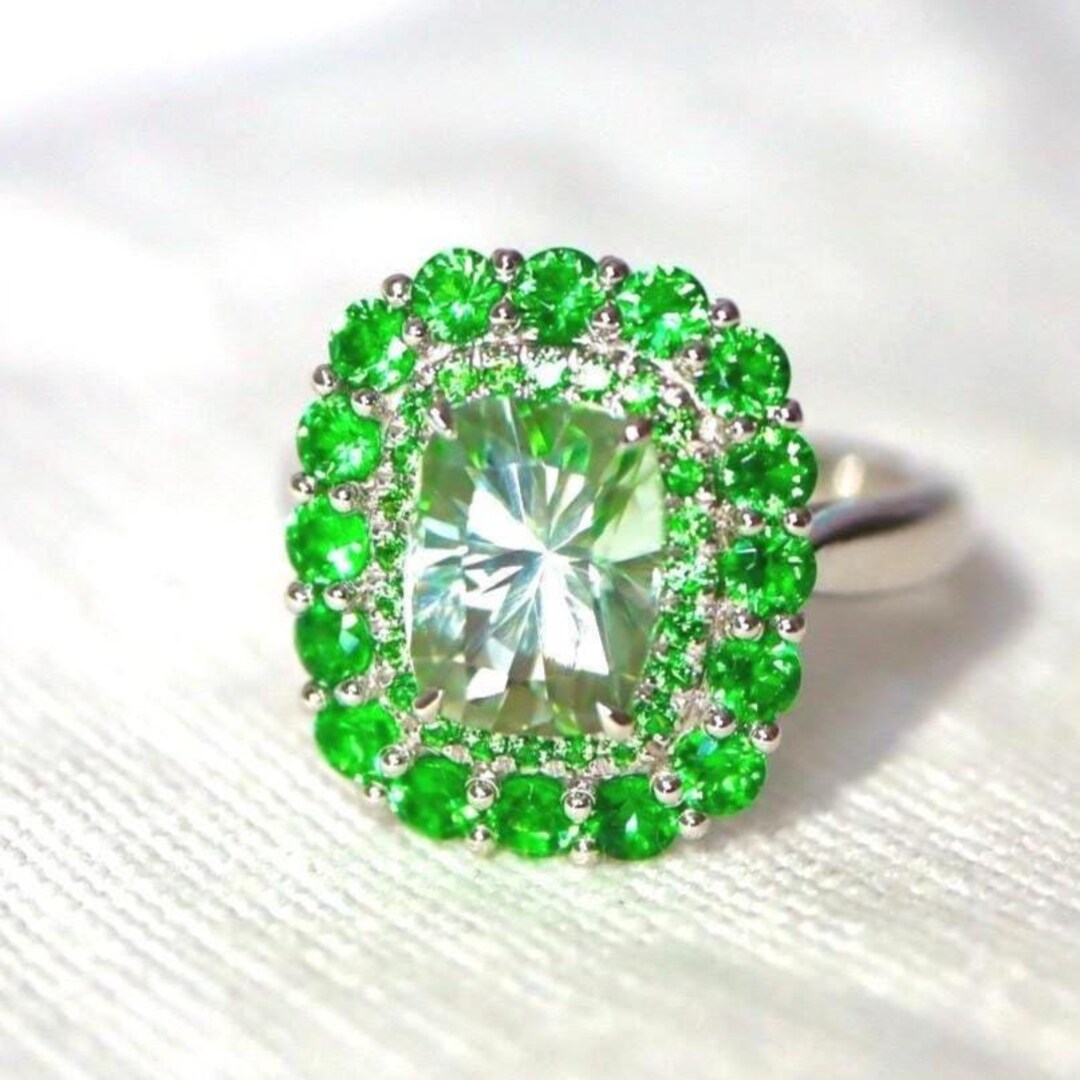 16号 グリーン ALEX STREETER ANGELHFART RING 緑 楽天市場