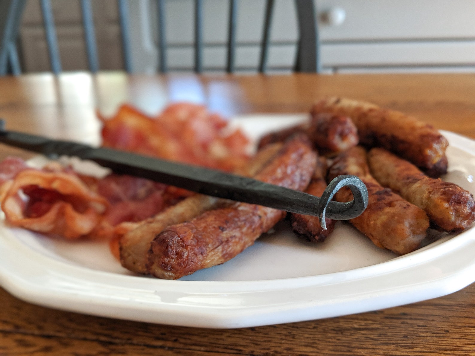 BBQ Pig Tail Meat Flipper by the Red Oak on Etsy Etsy