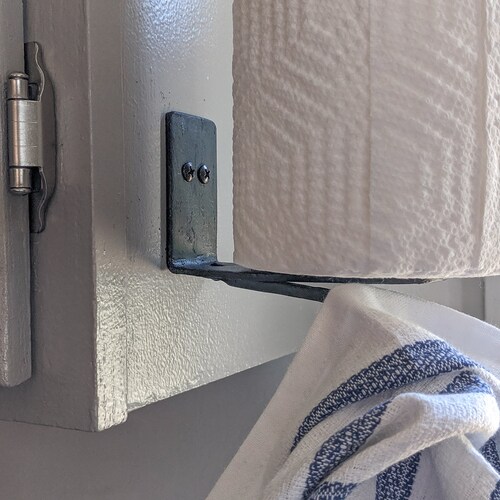 Hand Wall Mount Paper Towel Holder Farmhouse Decor by Etsy