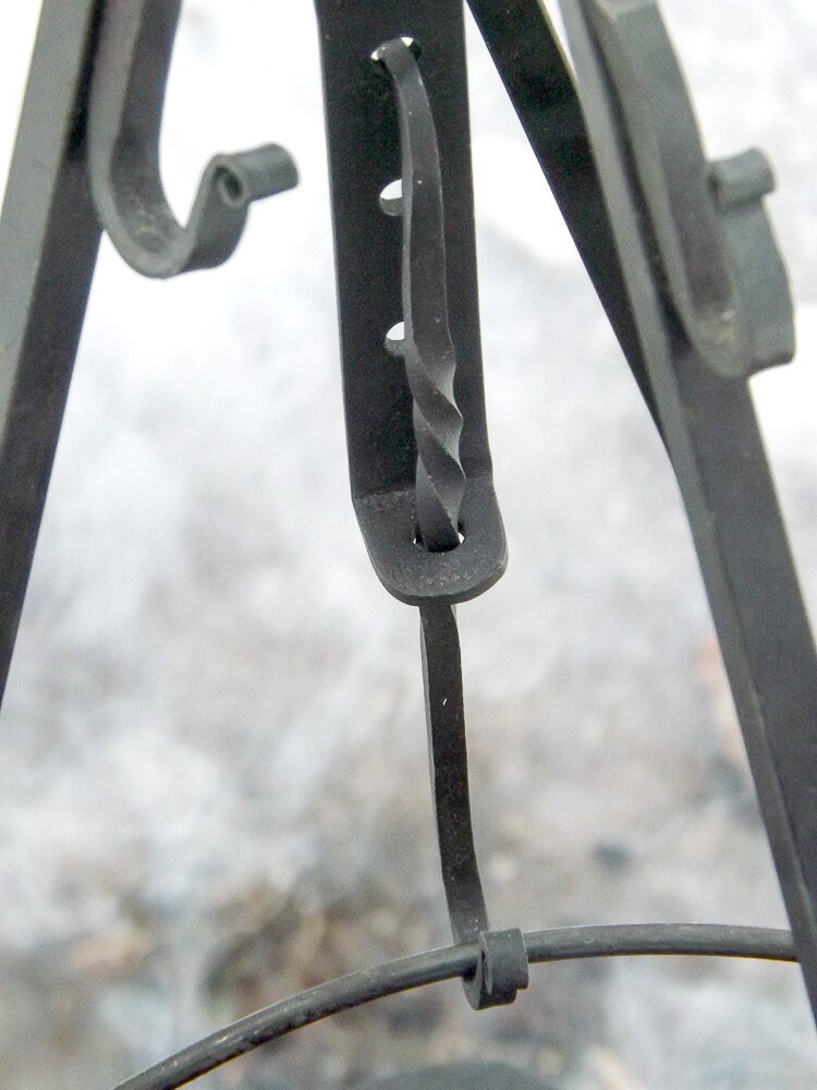 Hand Adjustable Fireplace Trammel Hook by The Red Oak Etsy