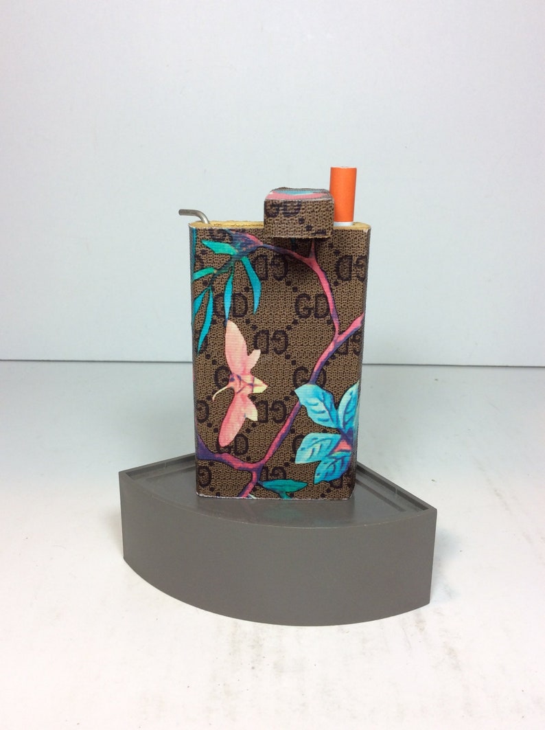 Poker Tool Brown GD Pink Tree Turquoise Blue Purple Floral Flower Leaf Leaves Wood 4 Tobacco Case 3 Digger Bat Pipe One Hitter Dugout