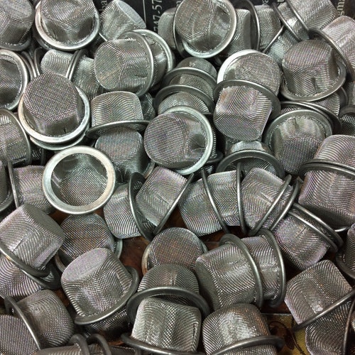 Pipe Screens Glass Male Slide Cup Elbow Tube Dome Rim Fine Mesh Smoking Filter Fits .5" 1/2" 12mm Opening You Choose Quantity FAST SHIPPING