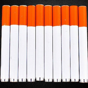 3&quot; Long Metal One Hitter Digger Bat Pipe Chillum (Cigarette Size) Choose 5 or 10 Pack - Fits in all 4&quot; standard size pocket  wood dugouts