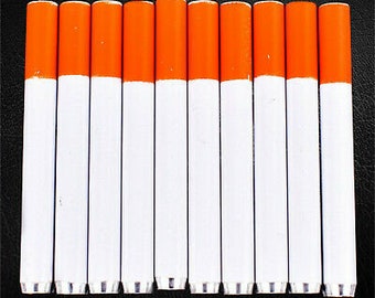 3" Long Metal One Hitter Digger Bat Pipe Chillum (Cigarette Size) Choose 5 or 10 Pack - Fits in all 4" standard size pocket  wood dugouts