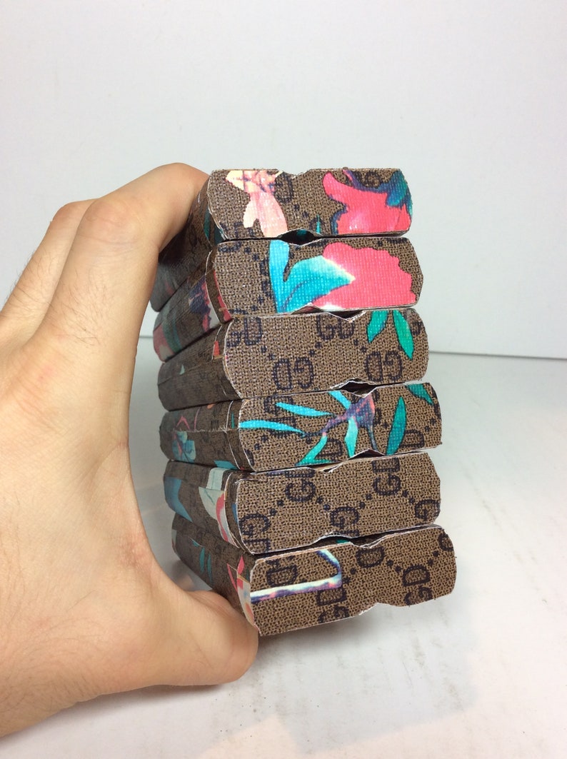Poker Tool Brown GD Pink Tree Turquoise Blue Purple Floral Flower Leaf Leaves Wood 4 Tobacco Case 3 Digger Bat Pipe One Hitter Dugout