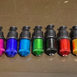 Sneak A Toke Smokeless Tobacco Pipe Aluminum Bullet One Hitter w/  + 5 Bowl Shaped Filter Moldable Form Mesh Screens 1/2"x1/4" FAST SHIPPING