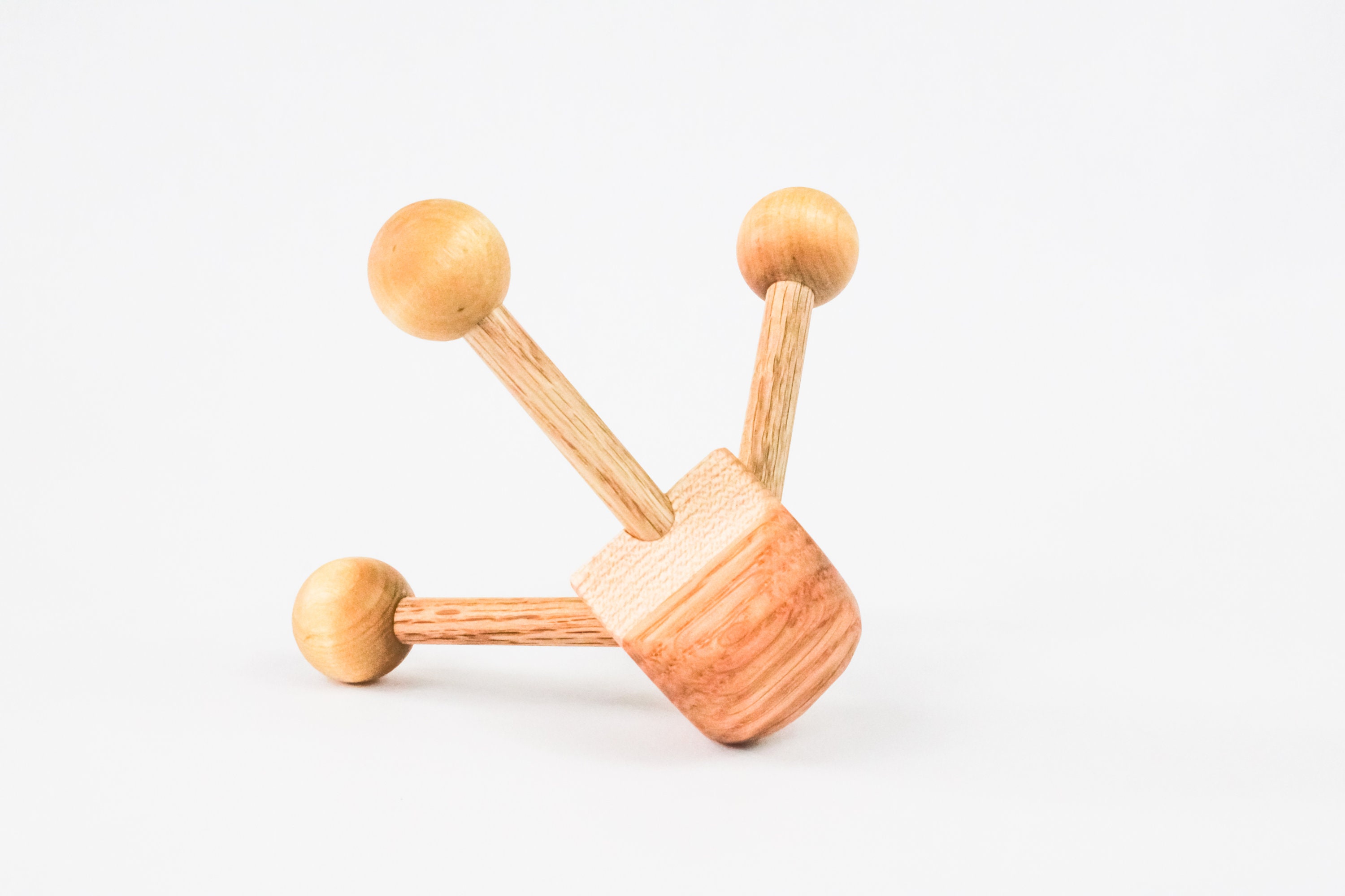 Wooden Back and Neck Massager with An All Natural Finish Etsy