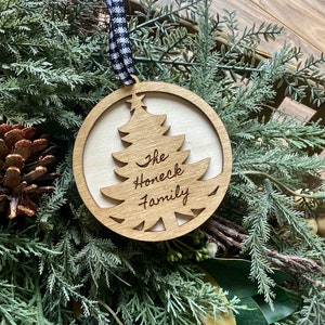 Personalized Ornament | Wooden Ornament | 3D Ornament