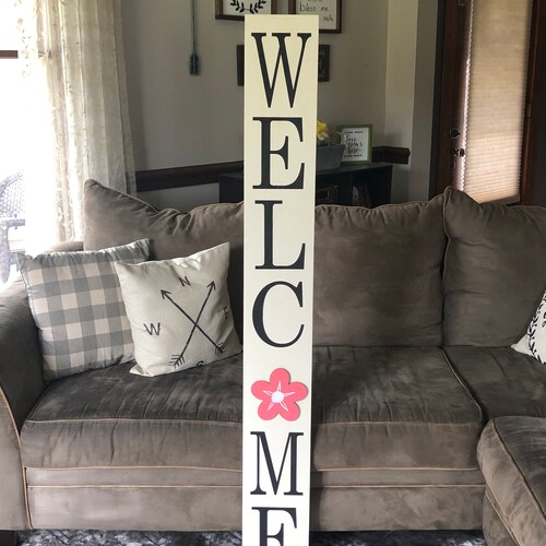 Welcome Sign With Interchangeable Designs - Etsy