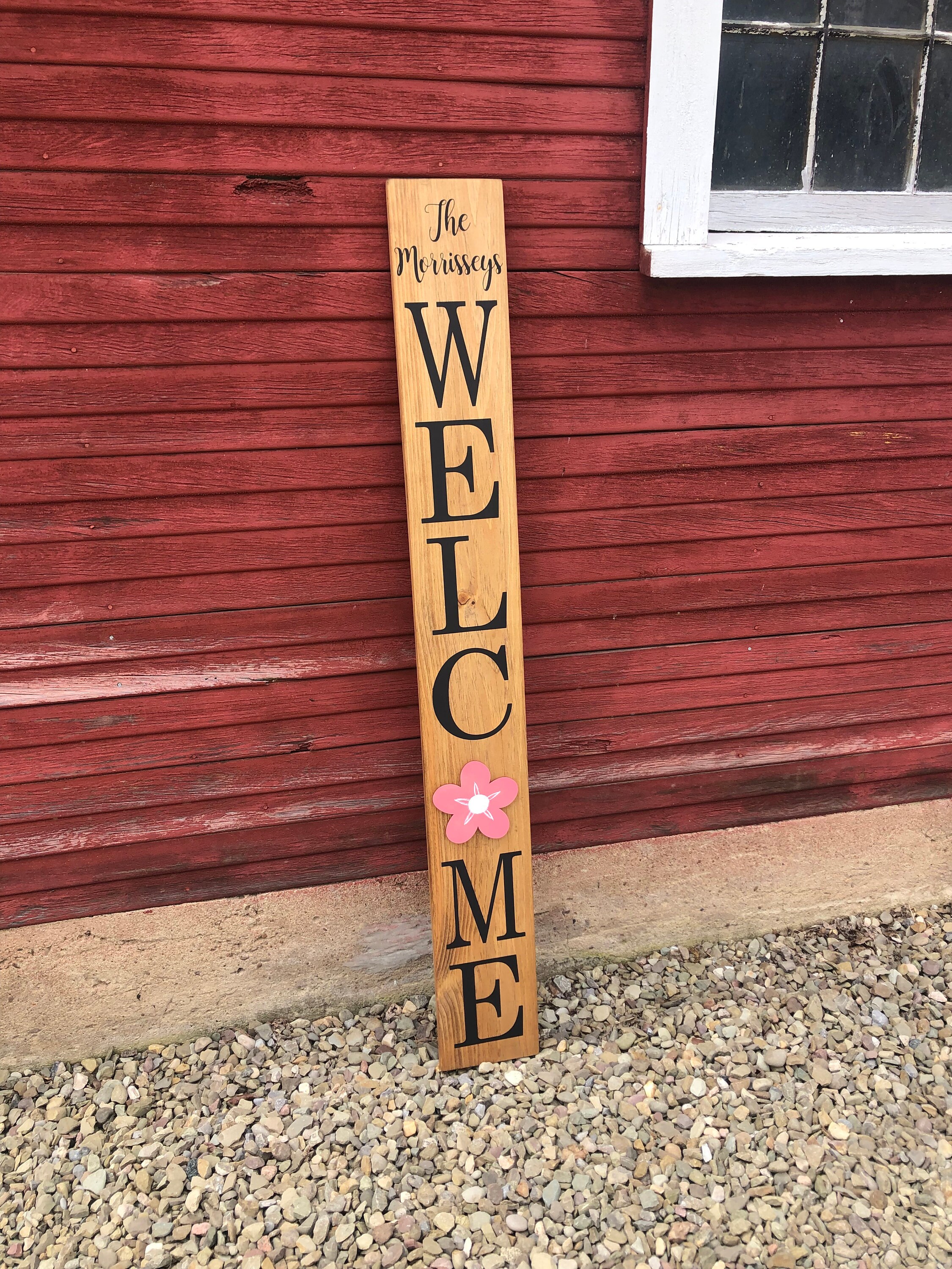 Front Porch Welcome Sign With Interchangeable Designs - Etsy