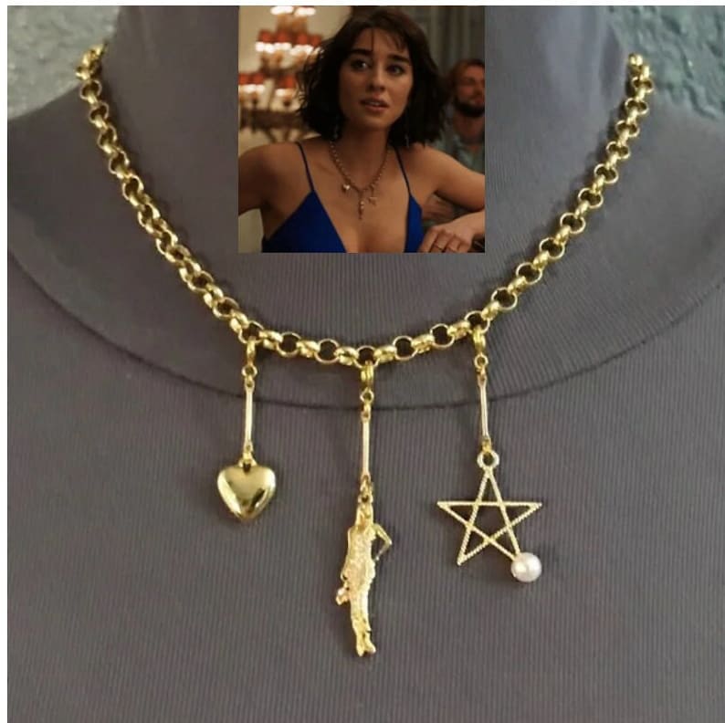 The White Lotus Lucia Greco Gold Female Empowerment Necklace Etsy