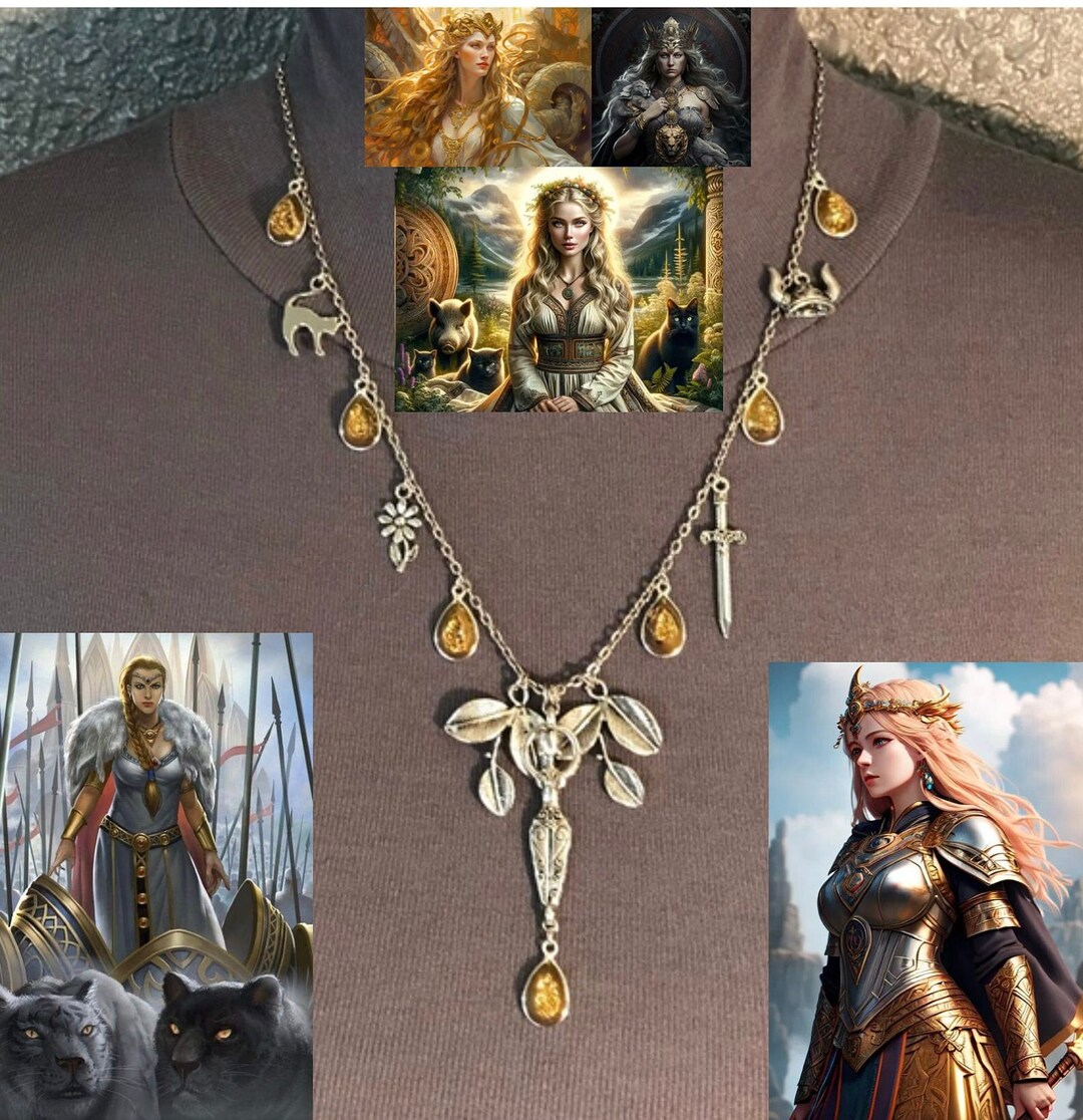 FREYA QUEEN of the VALKYRIES Norse Mythology Goddess Handmade Viking