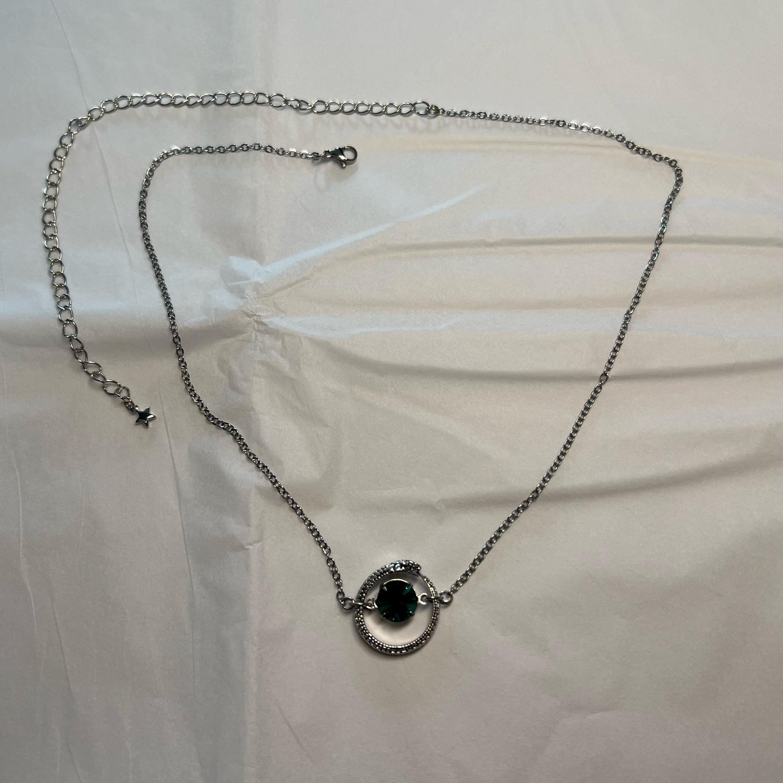 ブレスレット・バングル Erena-42-01 necklace Elayne's Necklace Wheel of Time Aes Sedai Green Ajah Handmade