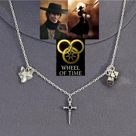 Mat Cauthon's Necklace Wheel of Time Fantasy Series Handmade