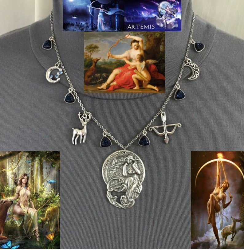 Diana Pendant Goddess - Etsy UK 