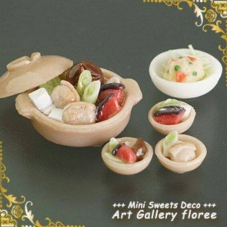 10 White Japanese Ramen Bowl Dollhouse Miniatures Kitchenware Food Supply Deco M