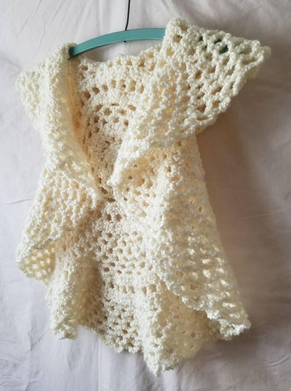 Girl's Crochet Circle Vest Free Shipping Girl Sweater | Etsy