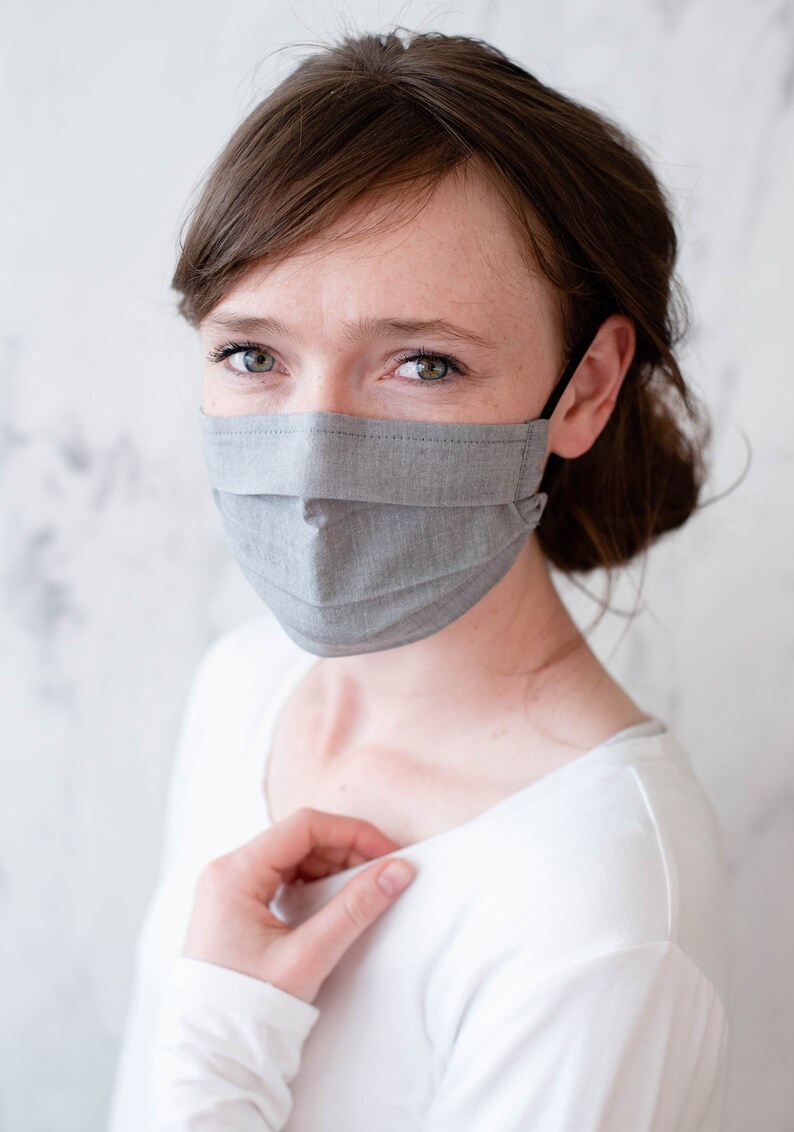 Single Layer Cotton Face Mask Nose Wire Bulk Face Masks Etsy