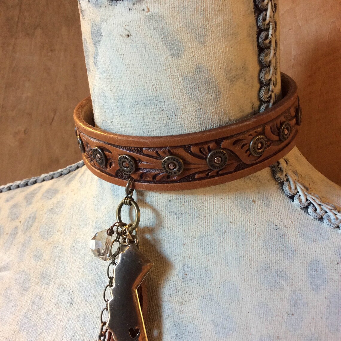 Cowgirl choker necklace Clearance