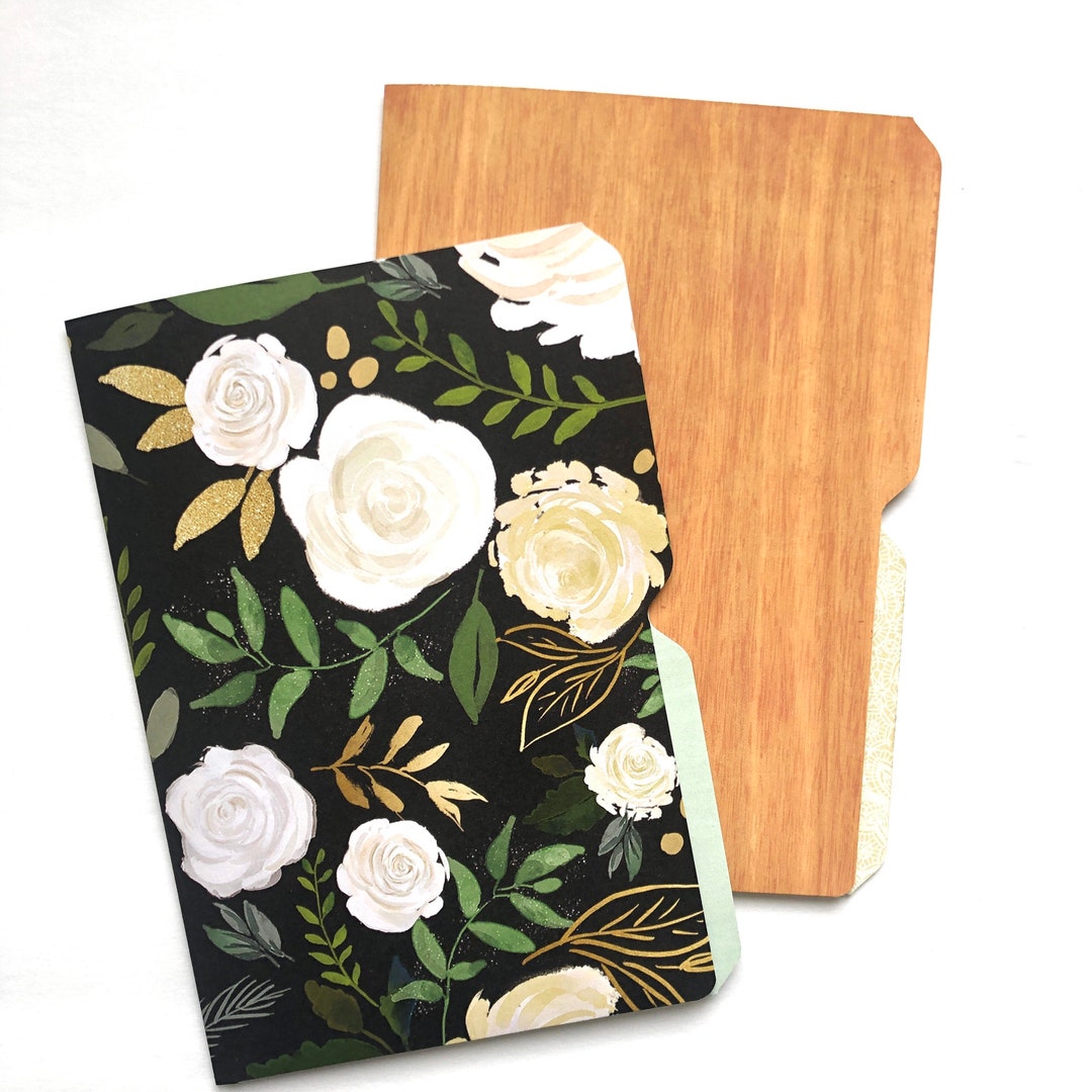 Notebook Folder Insert Planner Pocket Folder Divider Insert for A5 Travelers Notebook, Set of ...