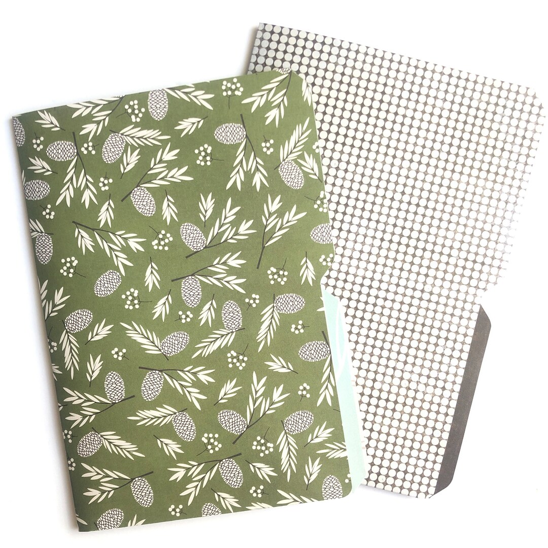 Notebook Folder Insert Planner Pocket Folder Divider Insert for A5 Travelers Notebook, Set of ...