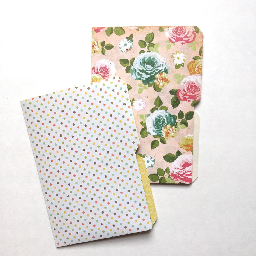 Notebook Folder Insert Planner Pocket Folder Divider Insert for A5 Travelers Notebook, Set of ...