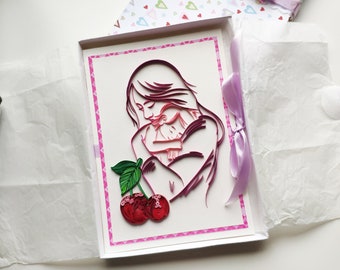 Quilling 3d New Baby Card Expecting Card Watercolor T
