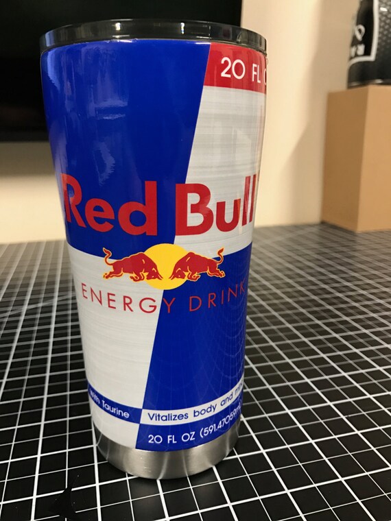Red Bull Custom Yeti 20 30 RTIC Cup Fully Wrapped
