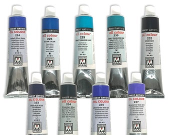 Oil Paints 45ml Tube Artist Art 84 Colours Professional Painting Maestro PAN Colour 224-237