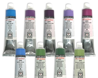 Oil Paints 45ml Tube Artist Art 84 Colours Professional Painting Maestro PAN Colour 238-255