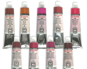 Oil Paints 45ml Tube Artist Art 84 Colours Professional Painting Maestro PAN Colour 155-169