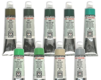 Oil Paints 45ml Tube Artist Art 84 Colours Professional Painting Maestro PAN Colour 256-280