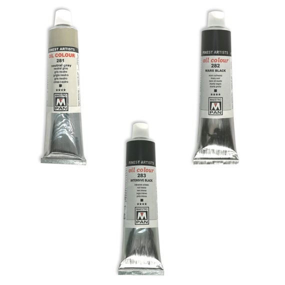 Oil Paints 45ml Tube Artist Art 84 Colours Professional Painting Maestro PAN Colour 281-283