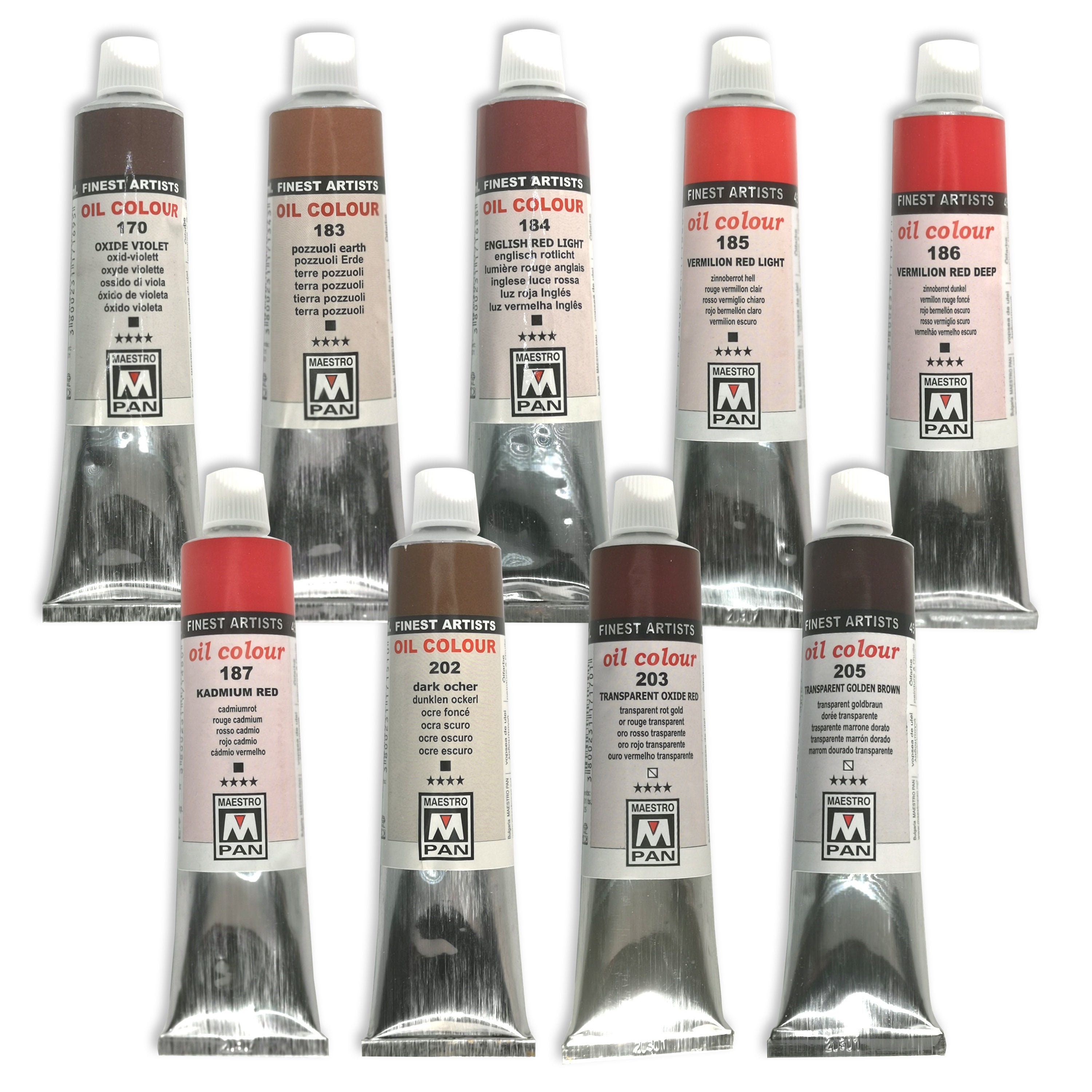Marie's Water Soluble Oil Color Paint Set - 12ml Tubes - Solvent