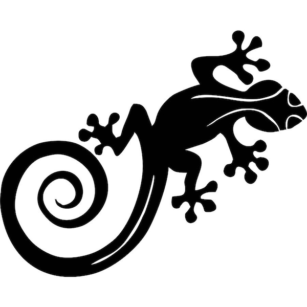 Lézard Decal Reptile Autocollants Salamandre Vinyle Fenêtre Gecko Autocollant Drôle Auto DIY Décor Ordinateur Portable Tablette Camion Bannière Imperméable à l’eau Mur V-0005