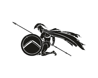 Spartan Warrior Helmet Patriotic Vinyl Decal Sticker Galea Auto Car Bumper Window 300 Tattoo King Laptop Tablet Truck MacBook Banner V-0174