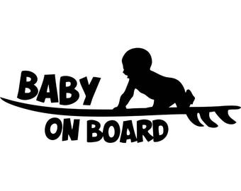 Baby On Board Auto Car Bumper Window Baby In Car Vinyl Decal Sticker 3M DIY Truck Banner Waterproof Baby On Snowboard Sticker V-0049