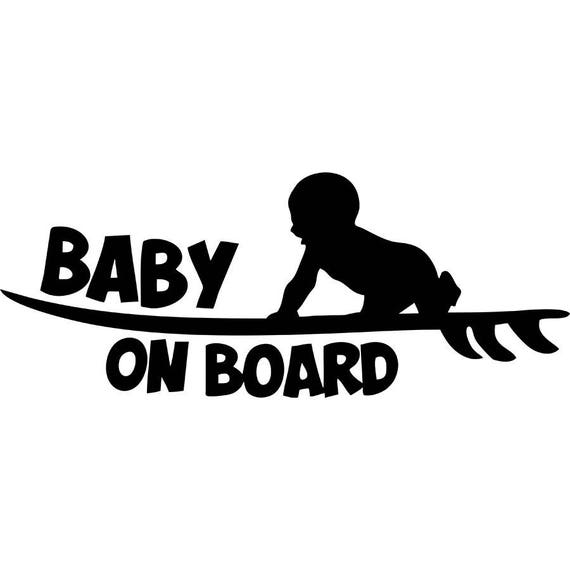 Banzai vandaag Deens Baby on Board Auto Car Bumper Window Baby in Car Vinyl Decal - Etsy