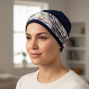 Jersey Cotton Chemo Headwear with Hairband: Comfortable Headwear for Hair Loss