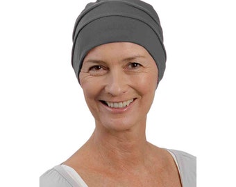 Gorro de quimio, alternativa suave y cómoda a la peluca, gorro, turbante, gorro de algodón, fácil de llevar, alopecia, pérdida de cabello