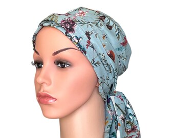 3 Colors Pack-C2 Ever Fairy 3 Colors Pack Chemo Cancer Head Scarf Hat Cap Ethnic Cloth Print Turban Headwear Women Womens Ruffle Beanie Scarf