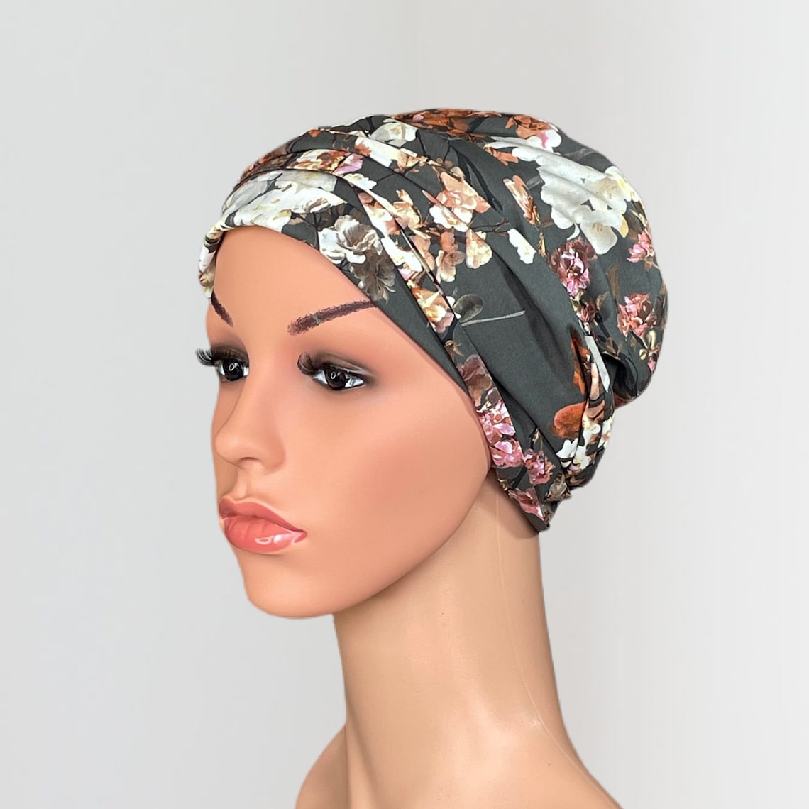 Slip On Scarf In Solids Pre Tied Scarves For Cancer Patients Cabernet