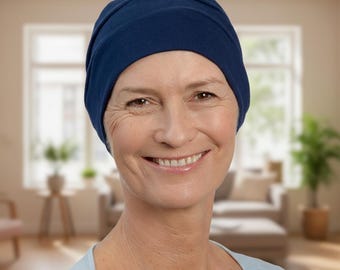 Soft Cotton Chemo Hat: Comfortable Sleep Cap for Hair Loss