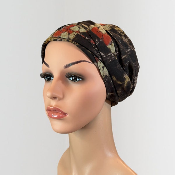 Pre Tied Chemo Head Scarf/Chemo Turban For Cancer Patients with Hair Loss Exclusively by Chemotherapy Headwear