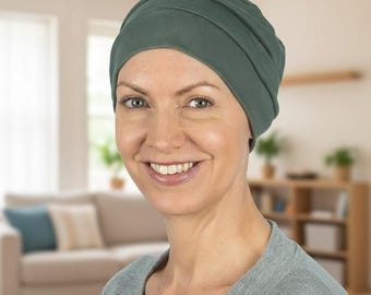Soft Cotton Chemo Beanie: Soft headwear for chemotherapy patients
