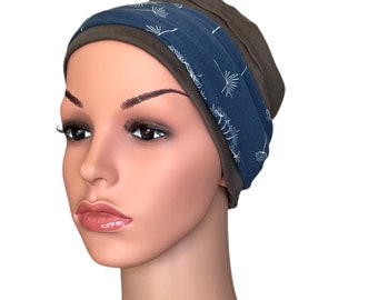 Chemo Headwear Jersey Hat with Hairband for Hair Loss, Chemo Headwraps as Breast Cancer Gifts or a Comfortable Alternative To A Wig