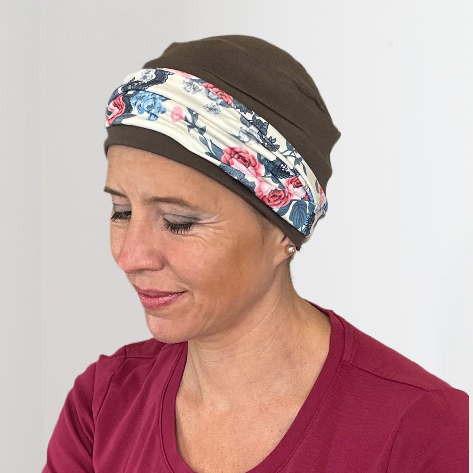 Comfortable Hats for Cancer Patients With Detachable Headband. Etsy UK