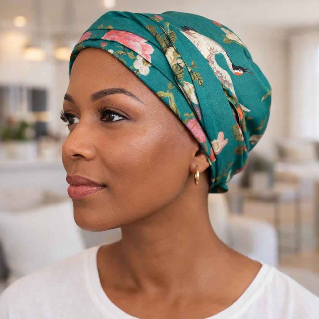 Turbantes Para Quimioterapia - Pack De 4 Gorros Elásticos Suaves, Algodón Modal, Cáncer